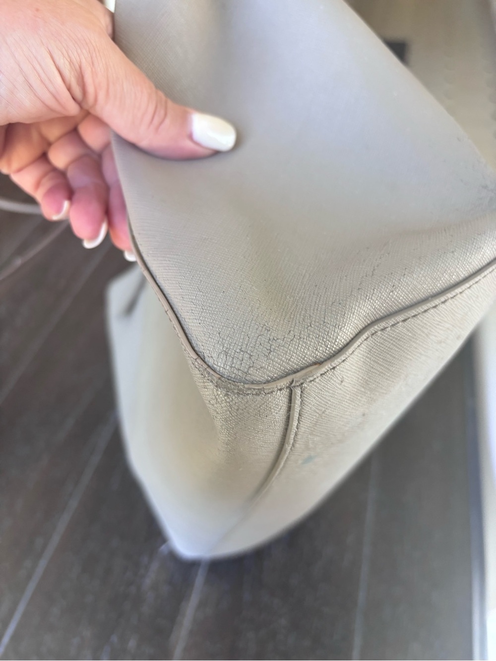 Tory Burch Taupe/Gray Computer bag - Picture 4 of 12